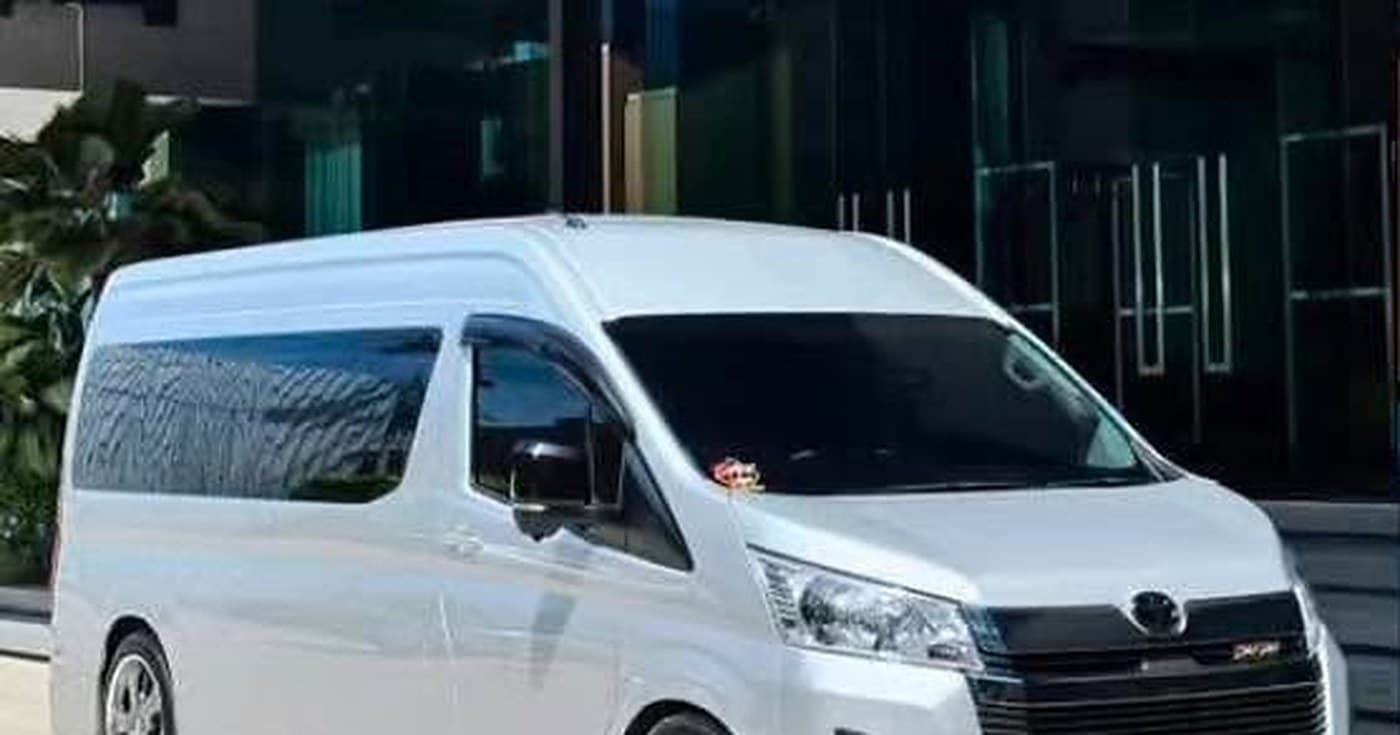 A private van for transfers in Krabi
